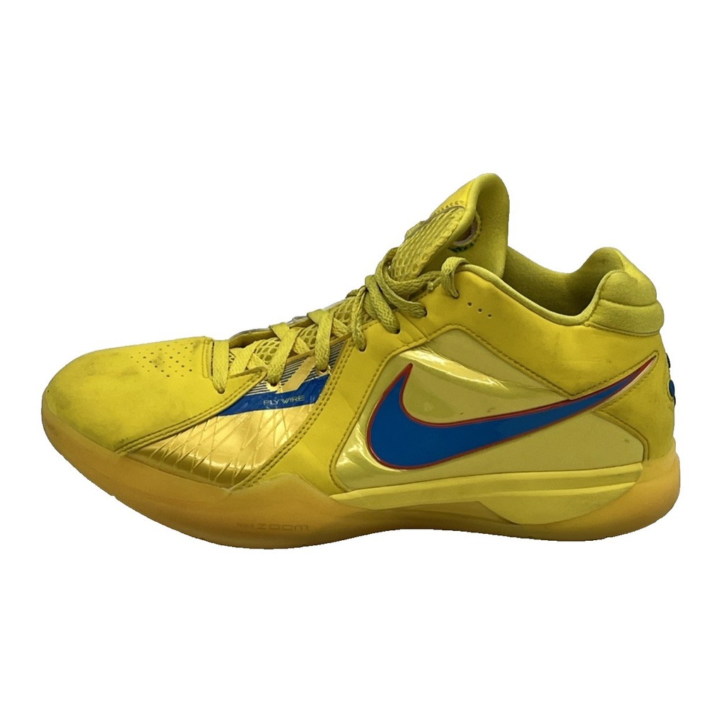Nike KD 3 Christmas 2023 Vibrant Yellow Photo Blue Mens 13 FD5606-700